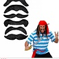 Pk 12 "SET OF 6 PIRATE MOUSTACHES"
