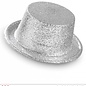 Pk 12 "SILVER GLITTER TOP HAT"