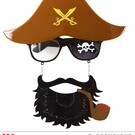 Pk 12 "PIRATE CAPTAIN GLASSES WITH BEARD"