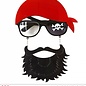 Pk 12 "PIRATE GLASSES WITH BEARD"
