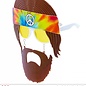 Pk 12 "HIPPIE GLASSES WITH BEARD"