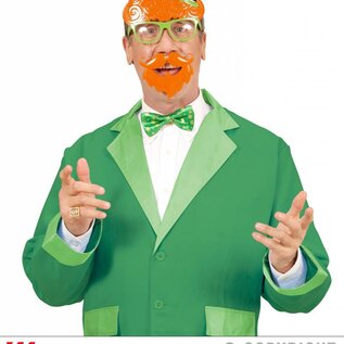 Pk 12 "ST. PATRICK'S DAY GLASSES WITH MOUSTACHE & GOATEE BEARD"