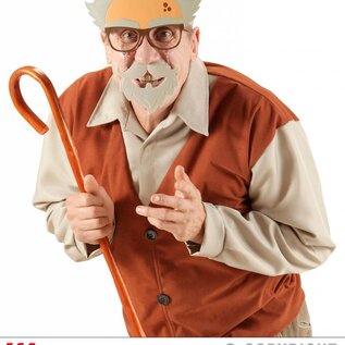Pk 12 "OLDIE GLASSES WITH MOUSTACHE & GOATEE BEARD"