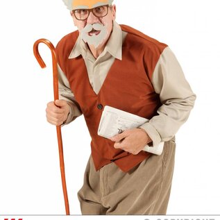 Pk 12 "OLDIE GLASSES WITH MOUSTACHE & GOATEE BEARD"