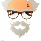 Pk 12 "OLDIE GLASSES WITH MOUSTACHE & GOATEE BEARD"