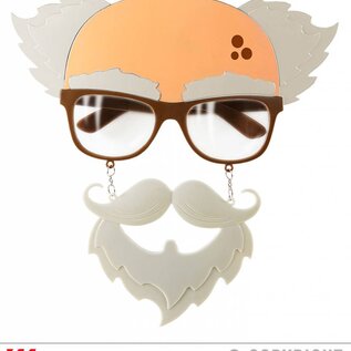Pk 12 "OLDIE GLASSES WITH MOUSTACHE & GOATEE BEARD"