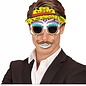 Pk 12 "DIA DE LOS MUERTOS SKULL GLASSES WITH MOUSTACHE & TEETH"