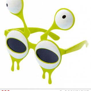 Pk 12 "ALIEN GLASSES WITH DOUBLE EYES"
