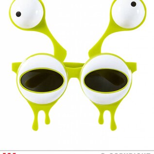 Pk 12 "ALIEN GLASSES WITH DOUBLE EYES"