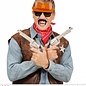 Pk 12 "COWBOY GLASSES WITH MOUSTACHE"