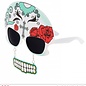Pk 12 "DIA DE LOS MUERTOS SKULL GLASSES WITH TEETH"