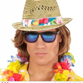"BEACH BOYS STRAW FEDORA"