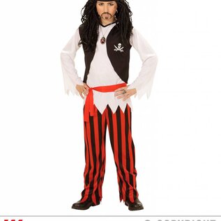 "PIRATE BOY" (shirt with vest, pants, belt, headband)