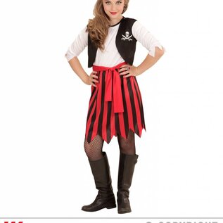 "PIRATE" (shirt with vest, pants, belt, headband)