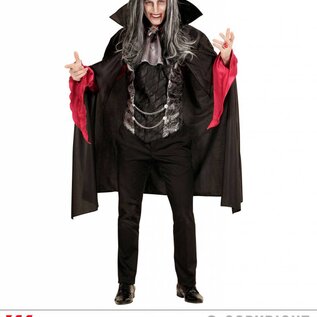 Pk  4 "VAMPIRE" (shirt with vest, jabot with medallion, cape)