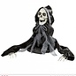 Pk  3 Sound sensor activated "ANIMATED RISING GRIM REAPER WITH TURNING MOTION, COLOR CHANGING FLASHING LED LIGHT EYES, EERIE SOUNDS & EVIL LAUGHTER" 5