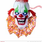 Pk  3 Sound sensor activated "TALKING HORROR CLOWN WITH MOVING MOUTH & FLASHING LED LIGHT EYES" 58 cm - speaks 3 different rhymes - with "TRY ME" func