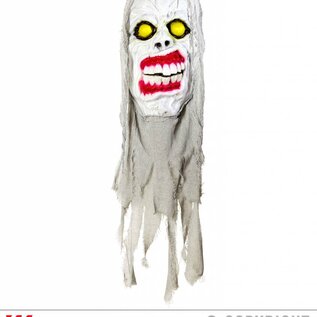 Pk  4 Sound sensor activated "NEON HOODED DEMON WITH COLOR CHANGING KALEIDOSCOPE LIGHTS & EERIE SOUNDS" 120 cm - with "TRY ME" function