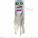 Pk  4 Sound sensor activated "NEON HOODED DEMON WITH COLOR CHANGING KALEIDOSCOPE LIGHTS & EERIE SOUNDS" 120 cm - with "TRY ME" function