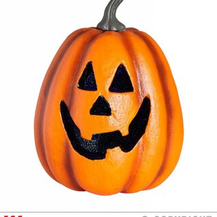 Pk 12 "HALLOWEEN PUMPKIN WITH COLOR CHANGING FLASHING LED LIGHT" 23 cm