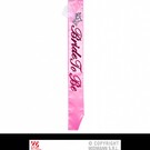 Pk 12 "BRIDE TO BE DOUBLE LAYER SATIN SASH WITH WEDDING VEIL TIARA"