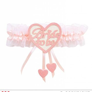 Pk 12 "BRIDE TO BE HEART GARTER"