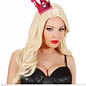 Pk 12 "PINK MINI GLITTER CROWNS WITH GEMS ON HEADBAND"