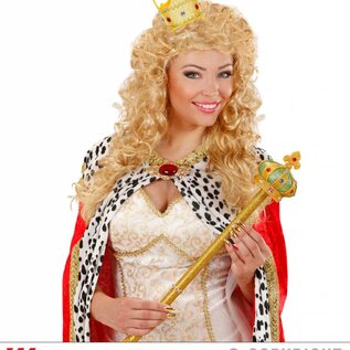 Pk 12 "GOLD MINI GLITTER CROWNS WITH GEMS ON HEADBAND"