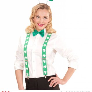Pk  6 "ST. PATRICK'S DAY SET" (glitter mini top hats head bopper & bow tie)