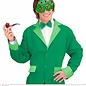Pk 12 "ST. PATRICK'S DAY GLITTER SHAMROCK GLASSES WITH MINI TOP HAT"