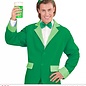 Pk 12 "ST. PATRICK'S DAY METALLIC MINI TOP HAT ON HEADBAND"