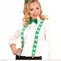 Pk 12 "ST. PATRICK'S DAY METALLIC MINI TOP HAT ON HEADBAND"