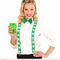Pk 12 "ST. PATRICK'S DAY METALLIC MINI TOP HAT ON HEADBAND"