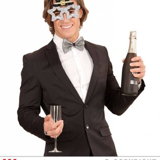 Pk 12 "SILVER HAPPY NEW YEAR GLASSES"