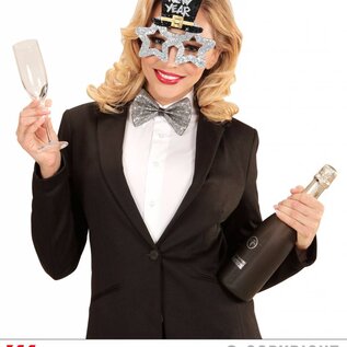 Pk 12 "SILVER HAPPY NEW YEAR GLASSES"