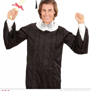 Pk  6 "GRADUATE SET" (mini graduate hat on headband & glitter bow tie)