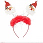 Pk 12 "SANTA CLAUS HEAD BOPPER WITH MARABOU & TINSEL"