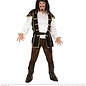 "PIRATE CAPTAIN" (shirt with vest, pants, belt, hat with feather, boot covers)
