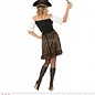 "PIRATE CAPTAIN" (dress with corset, hat with feather)
