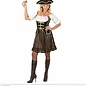 "PIRATE CAPTAIN" (dress with corset, hat with feather)