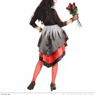 "DIA DE LOS MUERTOS BRIDE" (dress, flower veil)