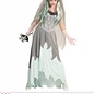 "ZOMBIE BRIDE" (dress, flower veil, flower bouquet)