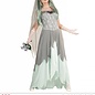 "ZOMBIE BRIDE" (dress, flower veil, flower bouquet)