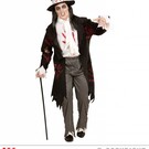 "ZOMBIE GROOM" (tailcoat with shirt, pants, scarf, top hat with hair)