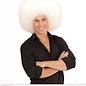 Pk  6 Top quality "WHITE OVERSIZED AFRO WIG" in polybag