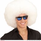 Pk  6 Top quality "WHITE OVERSIZED AFRO WIG" in polybag