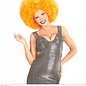 Pk  6 Top quality "ORANGE OVERSIZED AFRO WIG" in polybag