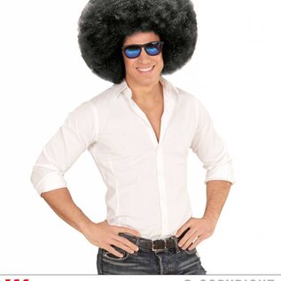 Pk  6 Top quality "BLACK OVERSIZED AFRO WIG" in polybag