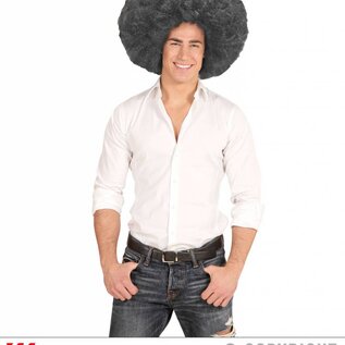 Pk  6 Top quality "BLACK OVERSIZED AFRO WIG" in polybag