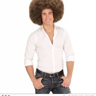 Pk  6 Top quality "BROWN OVERSIZED AFRO WIG" in polybag